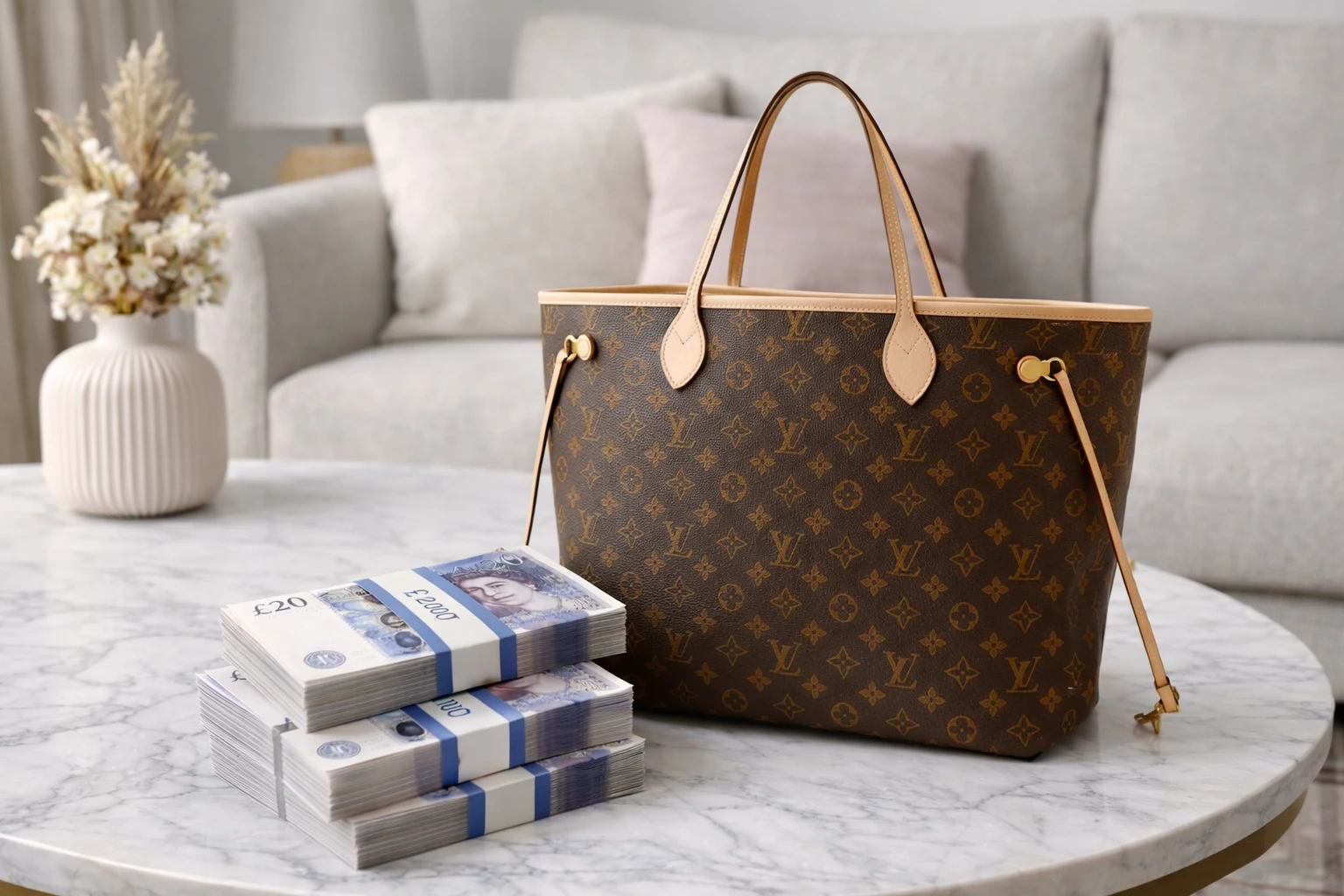 Win a Louis Vuitton Neverfull MM + £250 Cash