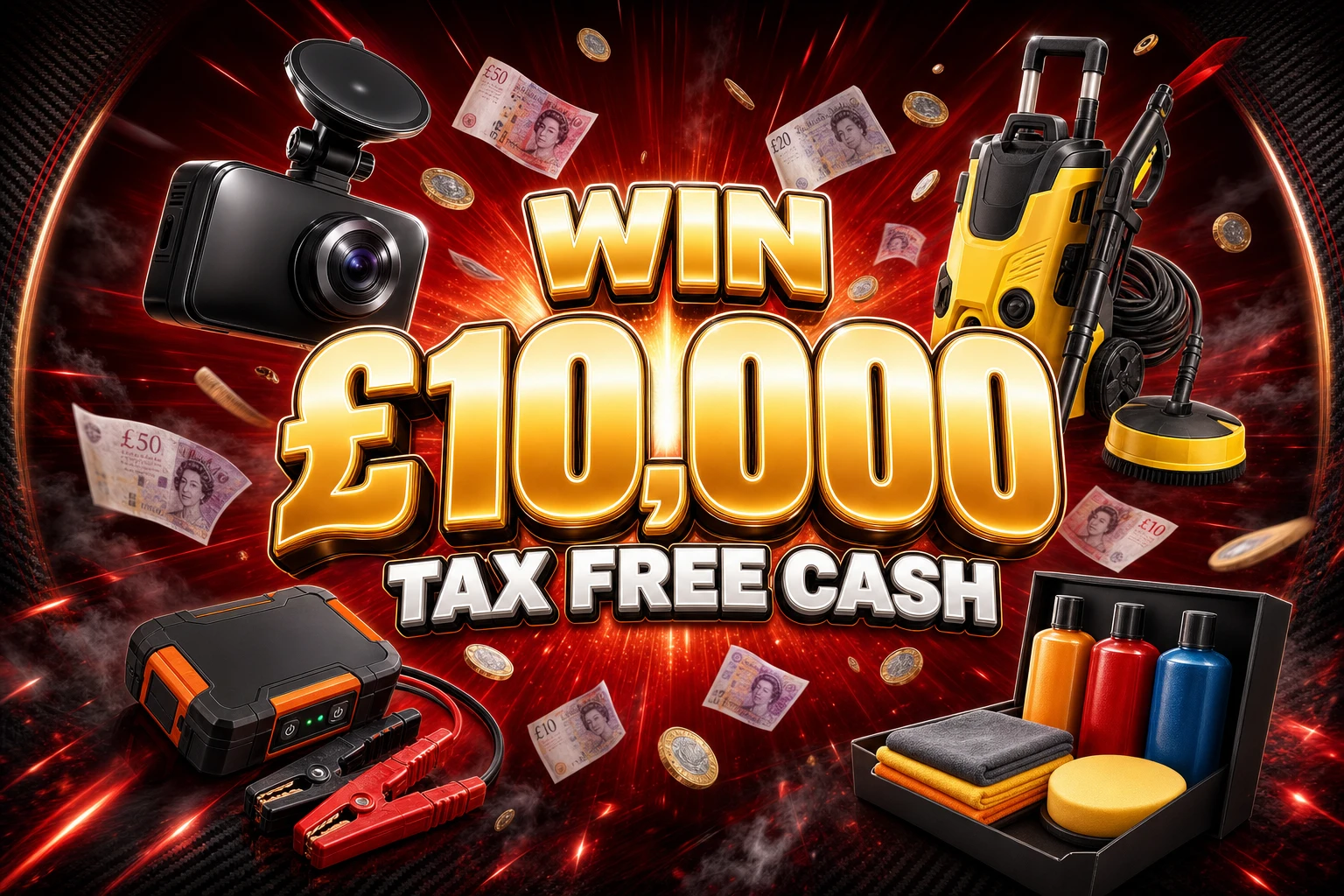 Win £10,000 Tax Free Cash OR a Nextbase iQ 4K Dash Cam