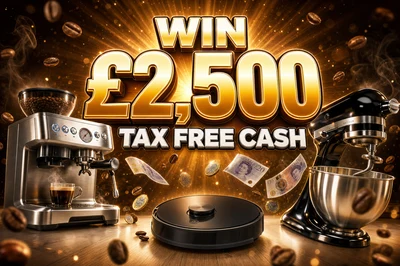 Win £2,500 Tax Free Cash OR a Sage Barista Express